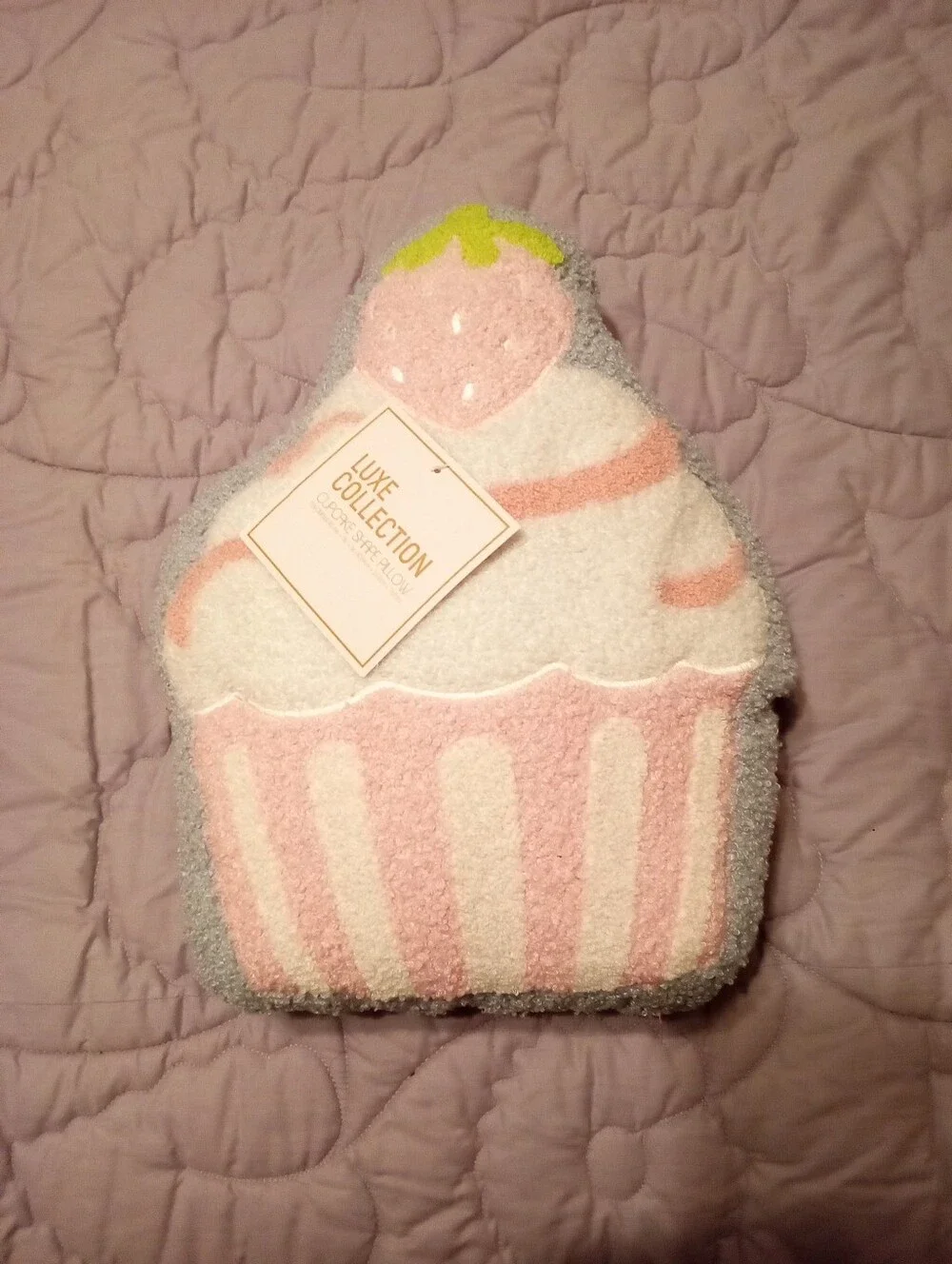 Strawberry 🍓 Cupcake Pillow